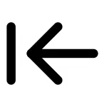 To Left SVG Icon